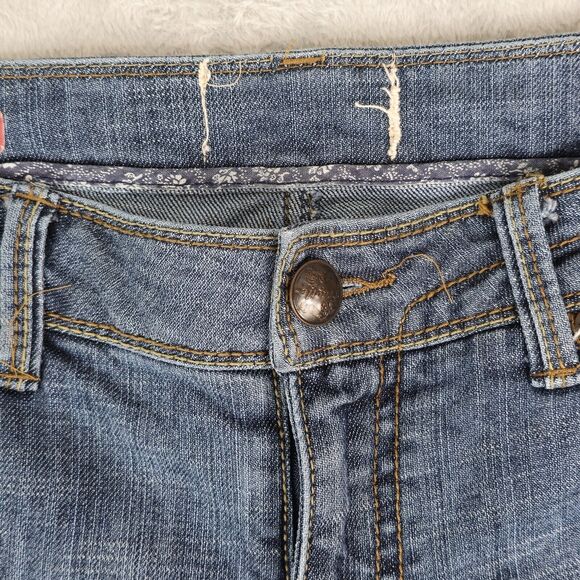 Fragile Jeans American Beauty The Classic Flare Womens 15 Hemmed 36x26 Mid Rise - Picture 3 of 14